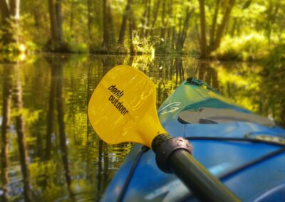 Katja Dietrich Weißwasser mit Kajak im Spreewald